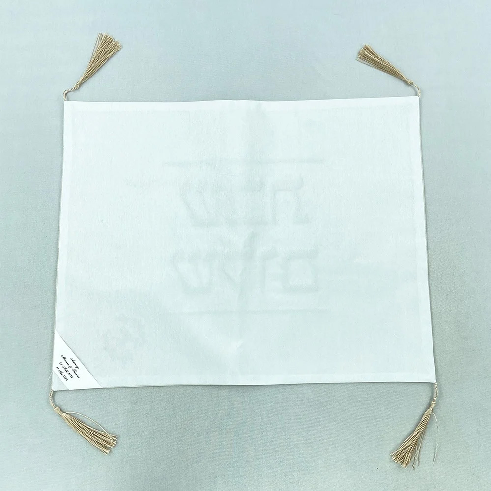 Light Green Shabbat Covers with White Embroidery of AI-2